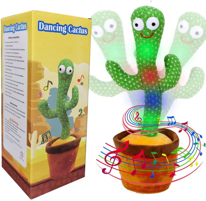 Rechargeable Dancing and Singing Cactus